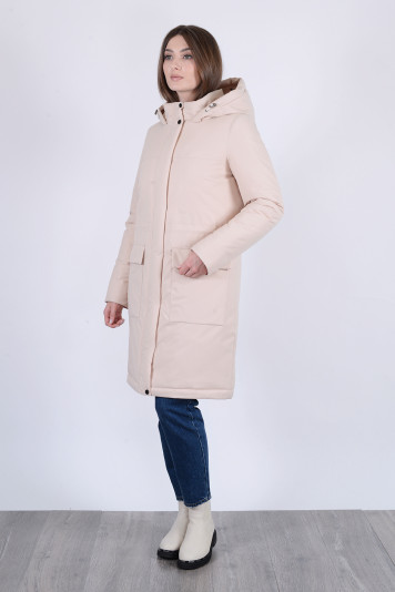 Полупальто зимнее 23753 беж