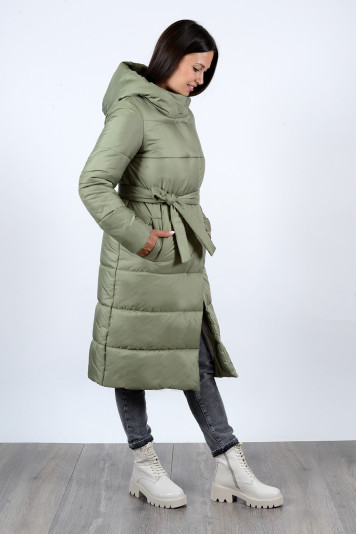 Пальто зимнее 23757 оливковое Пальто зимнее 23757 оливковое