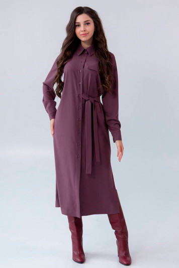 Платье 1093д сливовое