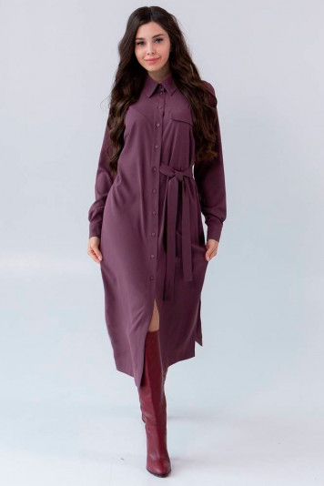 Платье 1093д сливовое