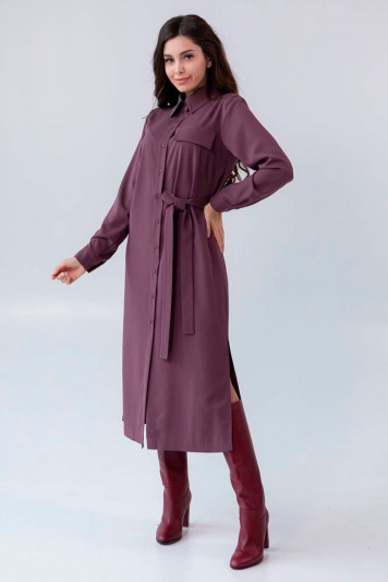 Платье 1093д сливовое