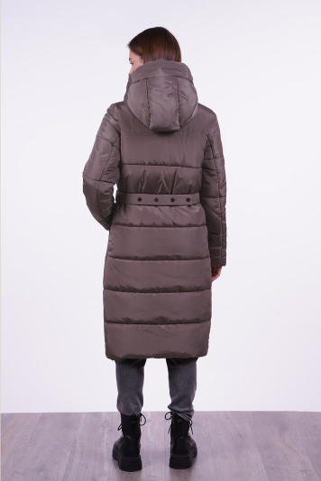 Пальто зимнее 33786 кофе