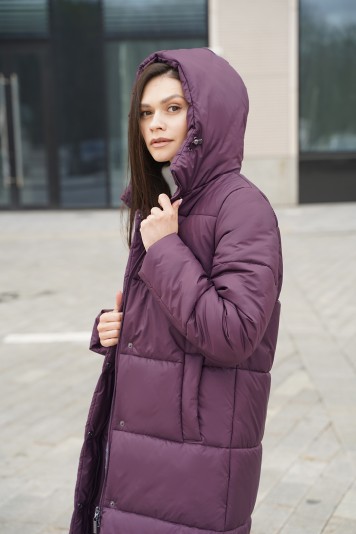 Пальто зимнее  43810 фьюдж