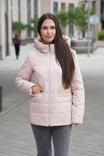 Куртка деми  53902 жемчужный