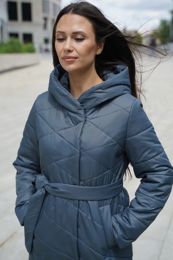 Пальто деми  53952 маренго