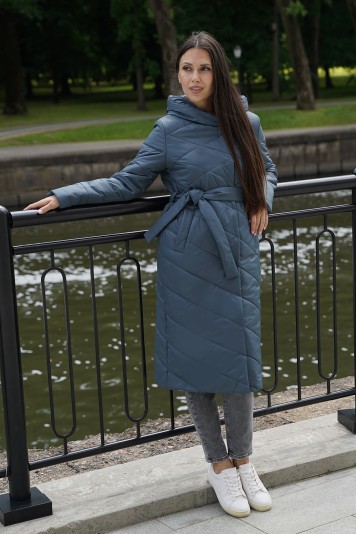 Пальто деми  53952 маренго