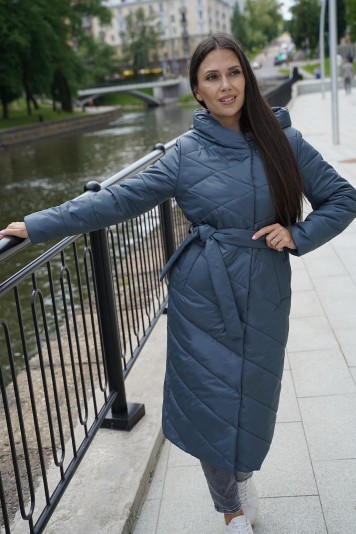 Пальто деми  53952 маренго