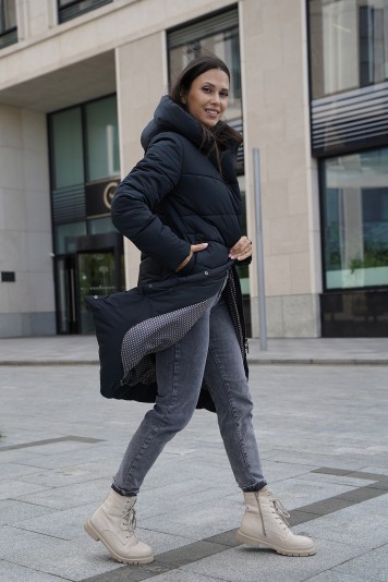 Пальто зимнее 53956 черный