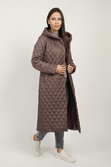 Пальто деми 43805 кофе