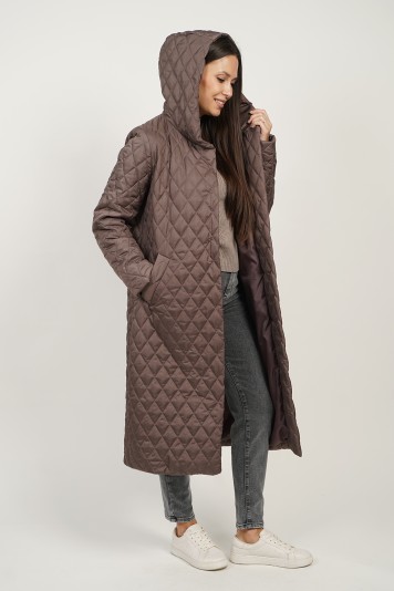 Пальто деми 43805 кофе