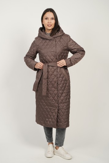 Пальто деми 43805 кофе