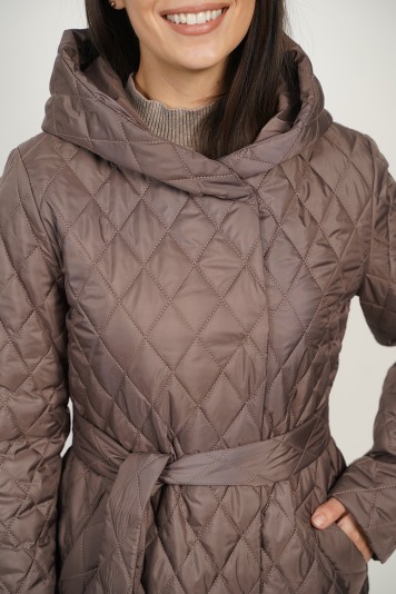 Пальто деми 43805 кофе