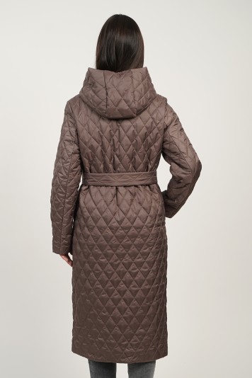 Пальто деми 43805 кофе