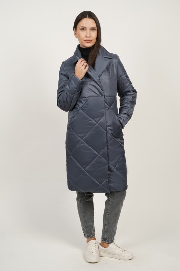 Пальто деми 53959 маренго