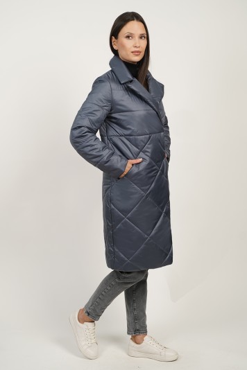 Пальто деми 53959 маренго