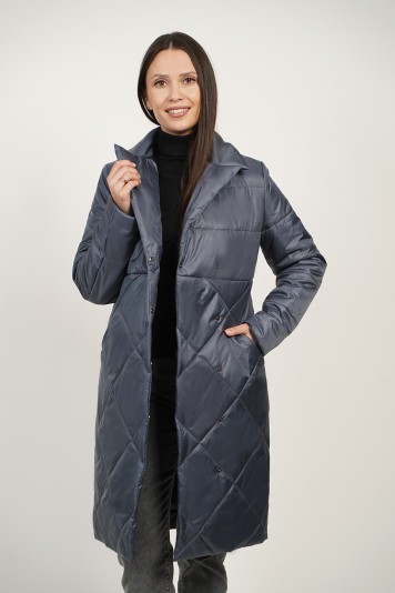 Пальто деми 53959 маренго