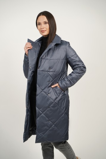 Пальто деми 53959 маренго