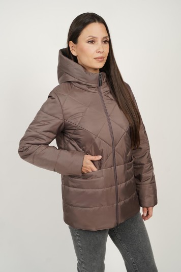 Куртка деми 53902 кофе