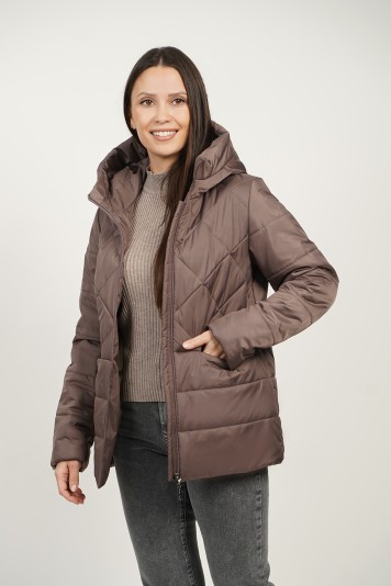 Куртка деми 53902 кофе