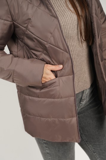 Куртка деми 53902 кофе