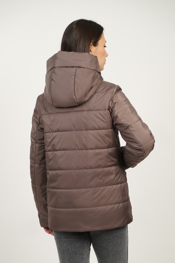 Куртка деми 53902 кофе