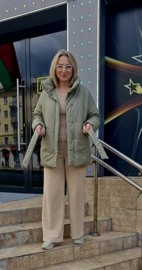 Куртка деми 43817 хаки