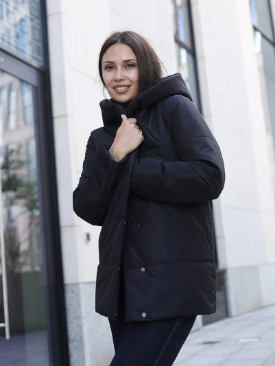 Куртка деми 53908 чёрный
