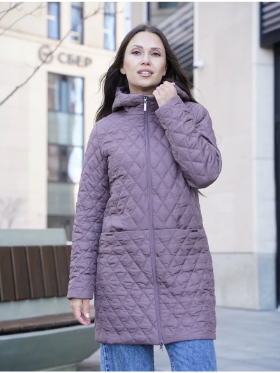 Полупальто деми 53931 кофе