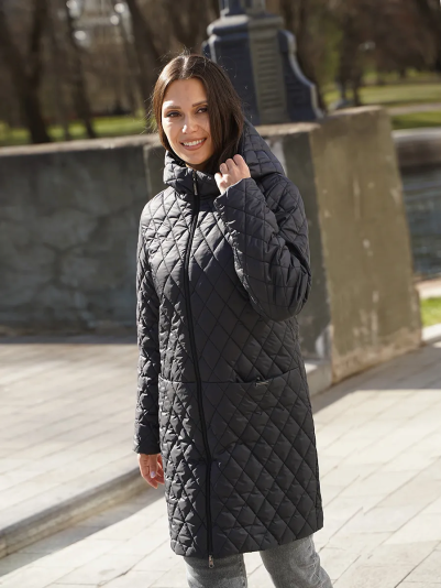 Полупальто деми 53931 черный