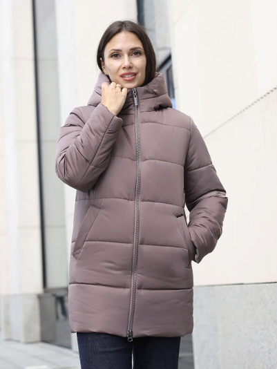 Куртка зимняя 53907 мокко