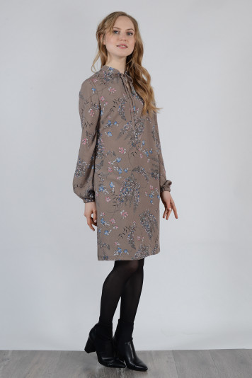 Платье 0105 кофе
