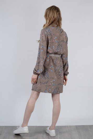 Платье 0105 кофе