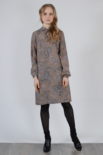 Платье 0105 кофе