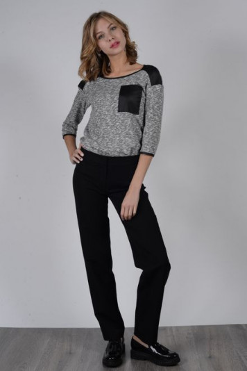 Джемпер 8102 + брюки 8201 меланж