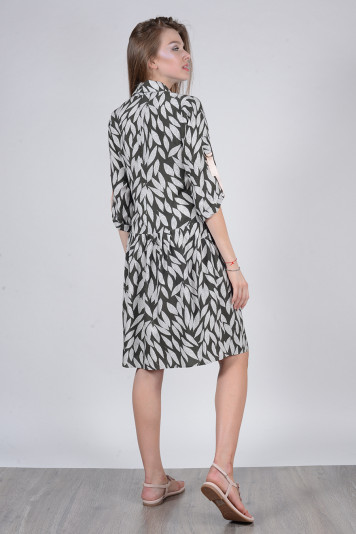 Платье 8113 хаки