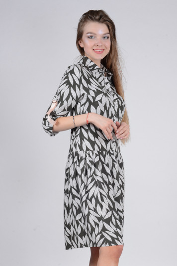 Платье 8113 хаки