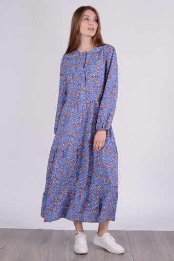 Платье 0107 синее