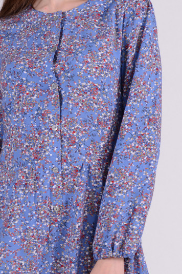 Платье 0107 синее