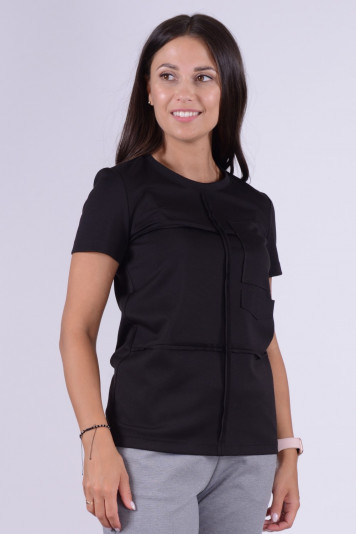 Футболка черная 8309 + шорты 1205