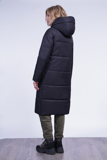 Пальто зимнее 13685 черное