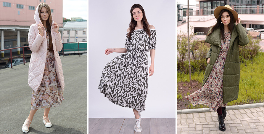 Комфортный образ: платье и пальто Twin Tip