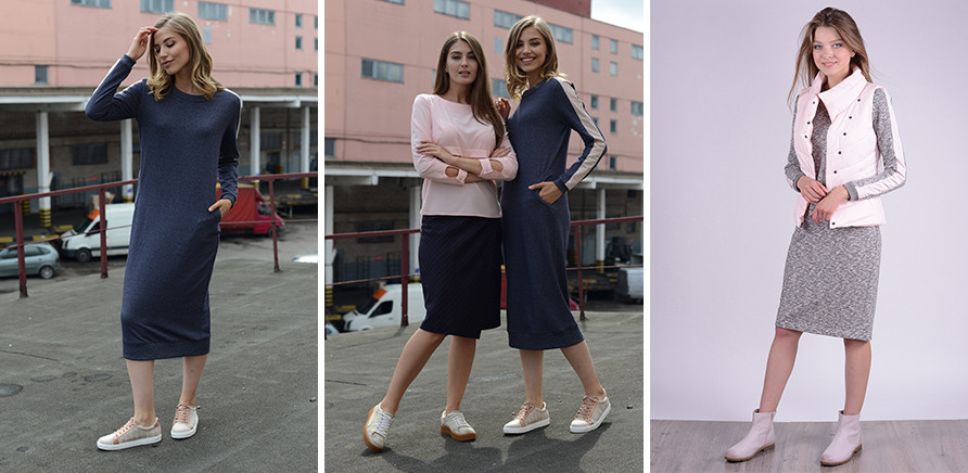 Платья из трикотажа