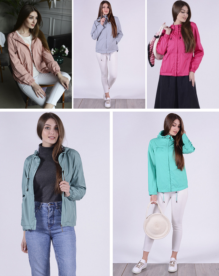 Все цвета лета в легких ветровках женских от TwinTip