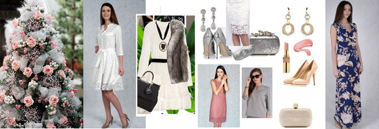 Новый год встречаем в нежном бело-розовом