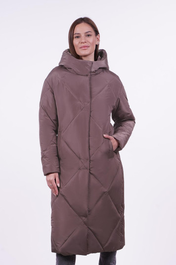 Пальто зимнее  33788 кофе 