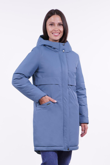 Полупальто зимнее 33781 деним