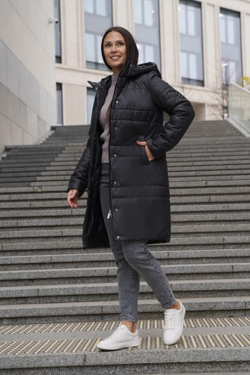 Пальто деми 53954 черный