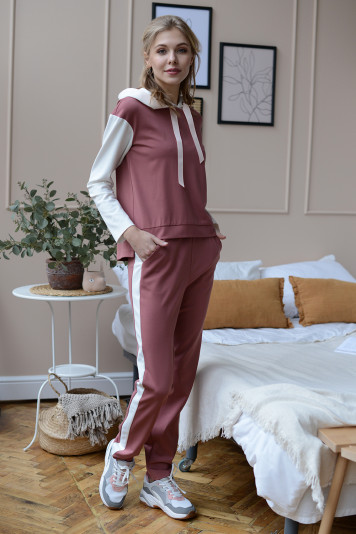 Худи + брюки 0301+0201 пудра