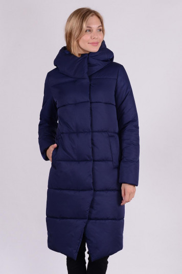 Пальто зимнее 13681 синее